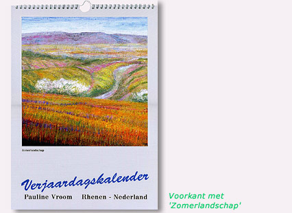Pauline Vroom, Verjaardagskalender